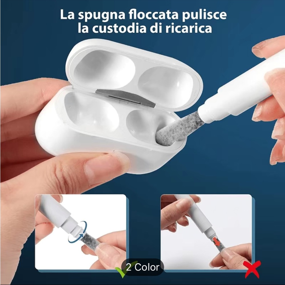 3 In 1 Wireless Earphones Cleaning Tool New in Box - Picture 6 of 10
